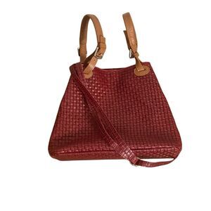 Vera Pelle Woven Leather Handbag